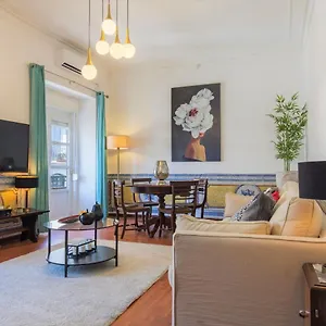 Apartment Charming Chiado 2bedr W/balcony And View, Lisbon